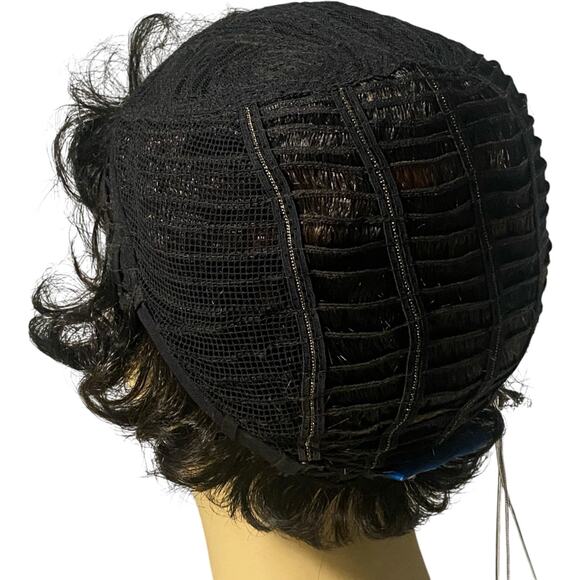 Finger Wave Modacrylic Maya Wig Vivica Fox Pure Stretch Cap FS1B/30 Hair NWT - Picture 6 of 13